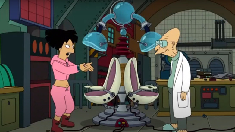 Amy Wong and Professor Farnsworth