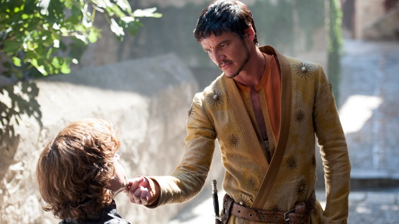 Oberyn talks to Tyrion