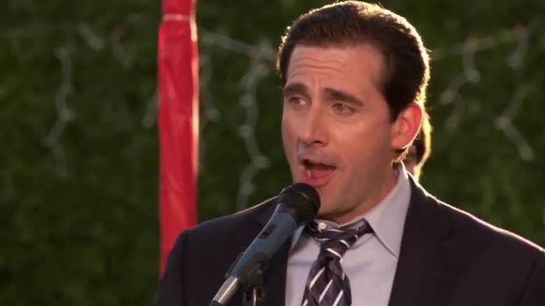 Michael singing in The Office