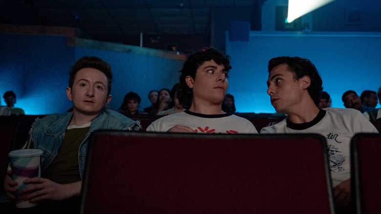 Brian David and friends in the movie theater in The 4:30 Movie