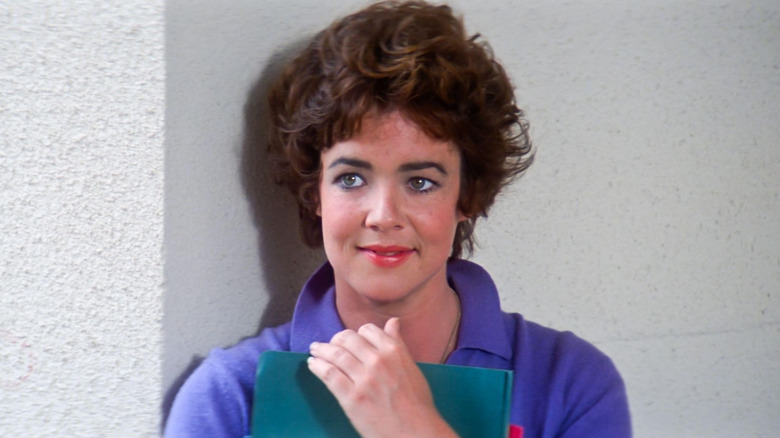 Stockard Channing sports a mischievous smile as Betty Rizzo in Grease