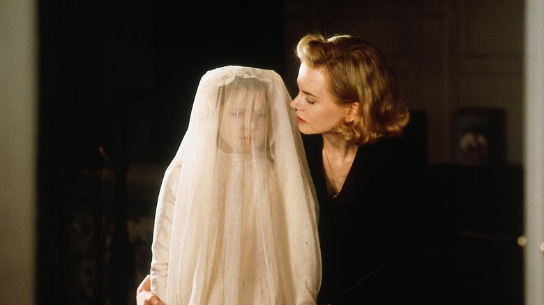 Nicole Kidman's Grace with her daughter in The Others