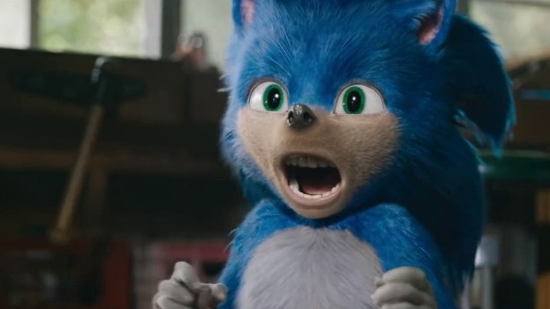 Sonic the Hedgehog movie original design