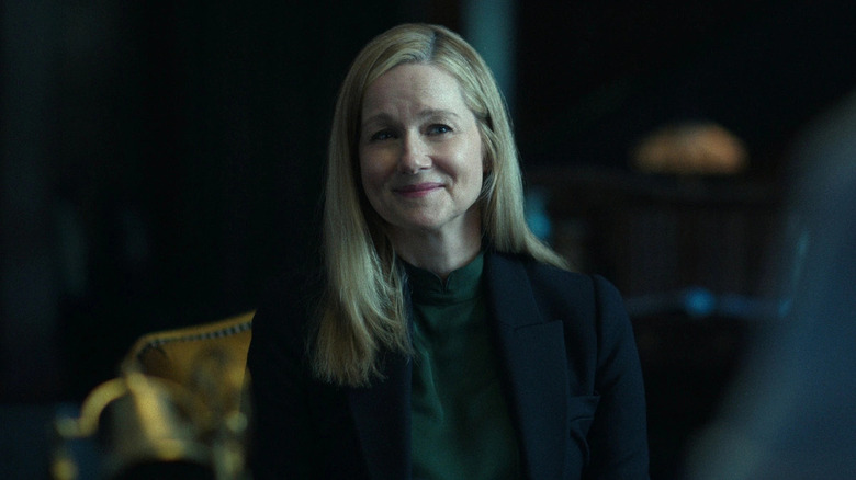 Laura Linney as Wendy Byrde smiling in Ozark