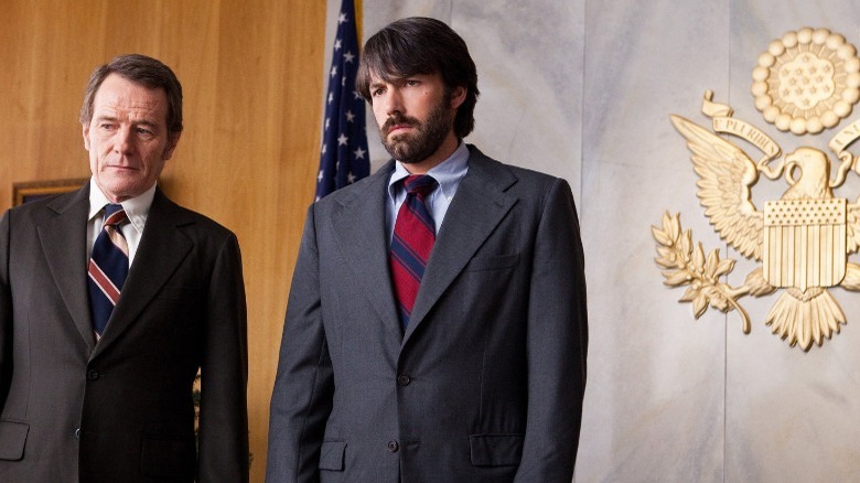 Ben Affleck and Bryan Cranston wear FBI suits in Argo