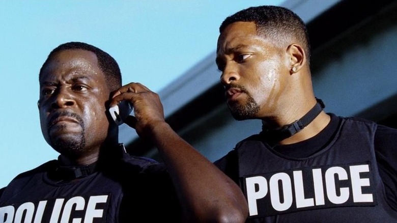 Martin Lawrence and Will Smith making a tough call