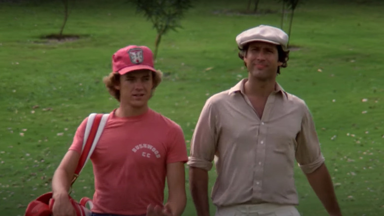 Danny and Ty on golf course