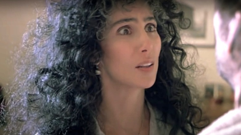 Cher wide-eyed