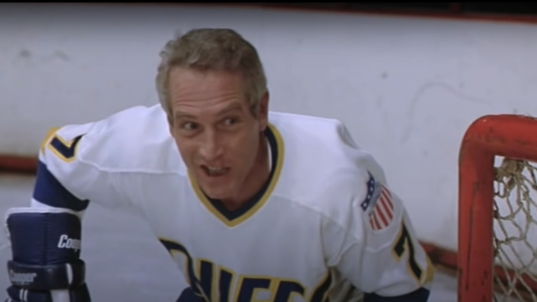 Paul Newman jeering on ice