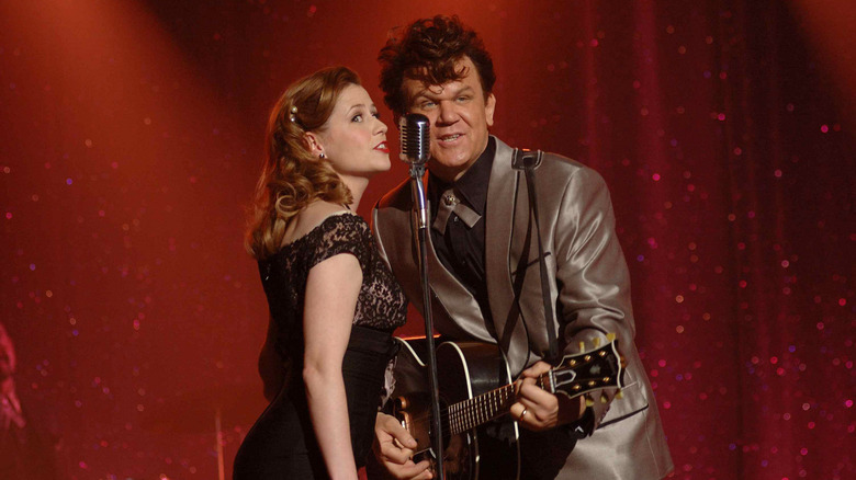 John C. Reilly and Jenna Fischer singing in Walk Hard