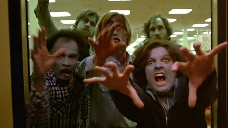Zombies attack mall in Dawn of the Dead
