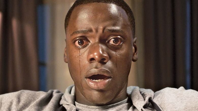 Daniel Kaluuya cries in Get Out