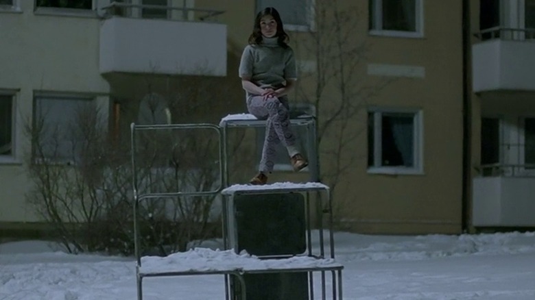 Little girl in Let the Right One In