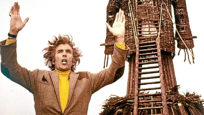 Christopher Lee holds ritual in The Wicker Man