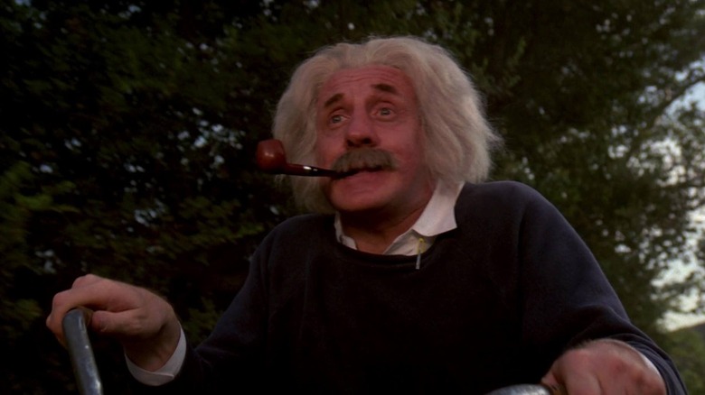 Albert Einstein as he appeared in Zev's movie!