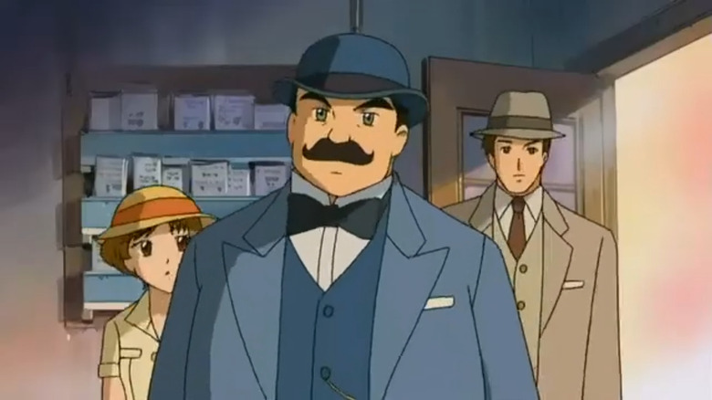 Poirot arrives on the case in Agatha Christie's Great Detectives Poirot and Marple