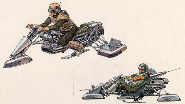 Ralph McQuarrie's speeders