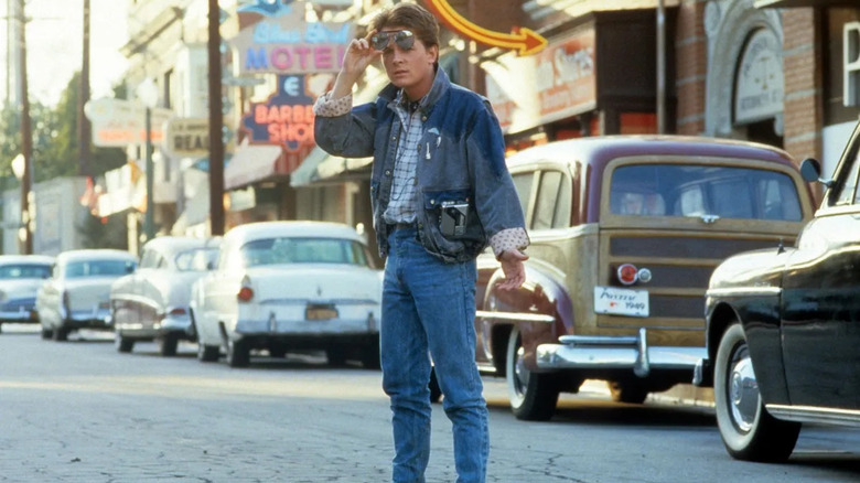 Back to the Future marty main street 50s