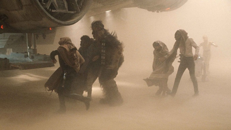 The infamous sandstorm from Return of the Jedi