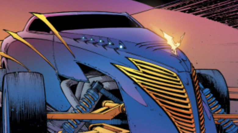 The Batmobile as it appears in "Batman: Zero Year", illustrated by Greg Capullo