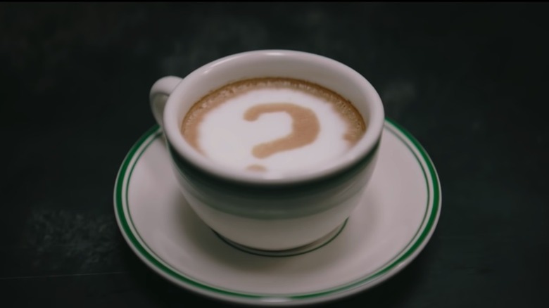 Riddler coffee in The Batman trailer