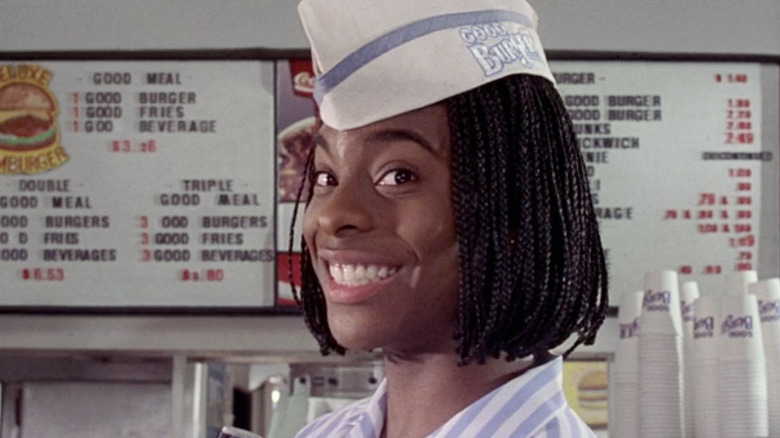 Kel Mitchell grins in Good Burger hat