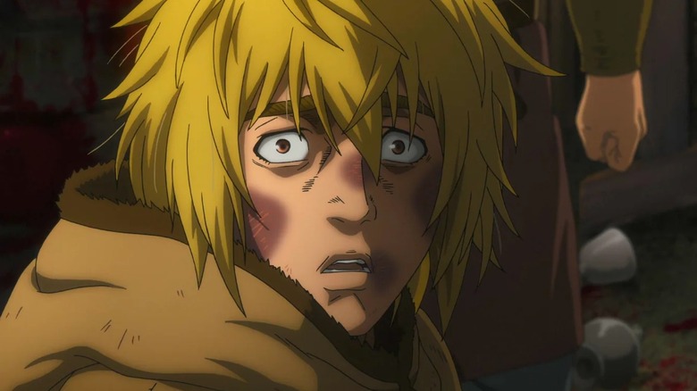 Vinland Saga season 1 ending Thorfinn looking despairing