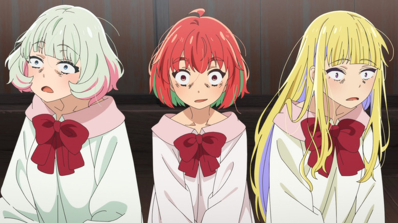 Healer Girl Kana Hibiki and Reina are scared and confused