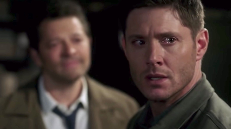 Jensen Ackles and Misha Collins in Supernatural