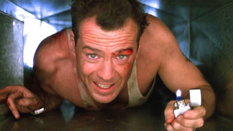 John McClane in shaft