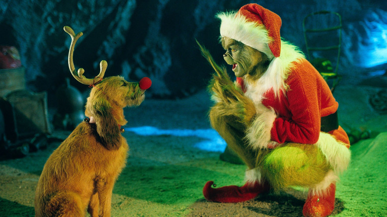 The Grinch talking to Max