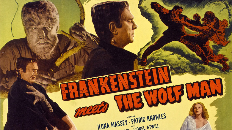 Frankenstein Meets the Wolf Man poster