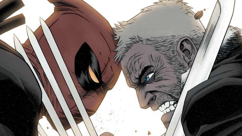 Deadpool vs Velho Logan por Declan Shalvey e Mike Henderson