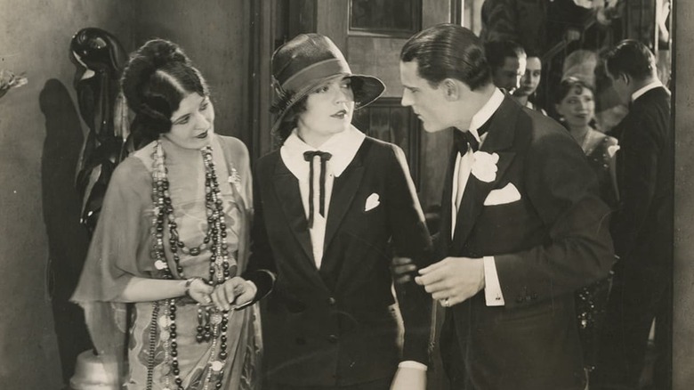 Daisy and Gatsby in one of the latter's parties in The Great Gatsby (1926)