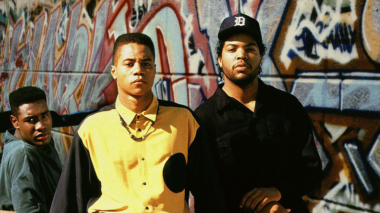 Morris Chestnut, Cuba Gooding Jr., and Ice Cube in Boyz n the Hood