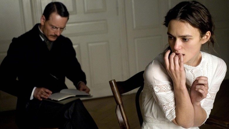 Michael Fassbender, Keira Knightley in A Dangerous Method