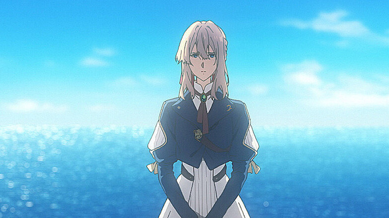 Violet Evergarden in full uniform