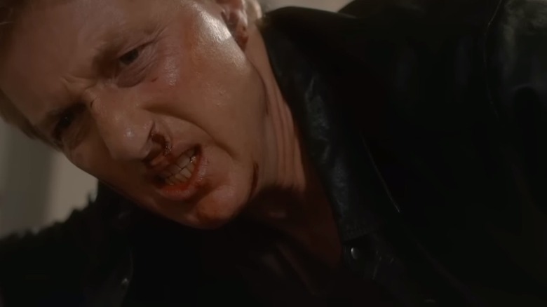 Johnny Lawrence scowls