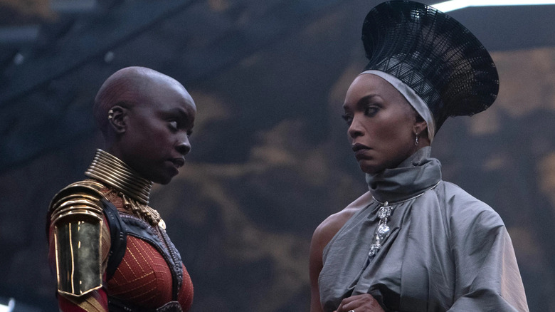 Okoye and Ramonda in Black Panther: Wakanda Forever