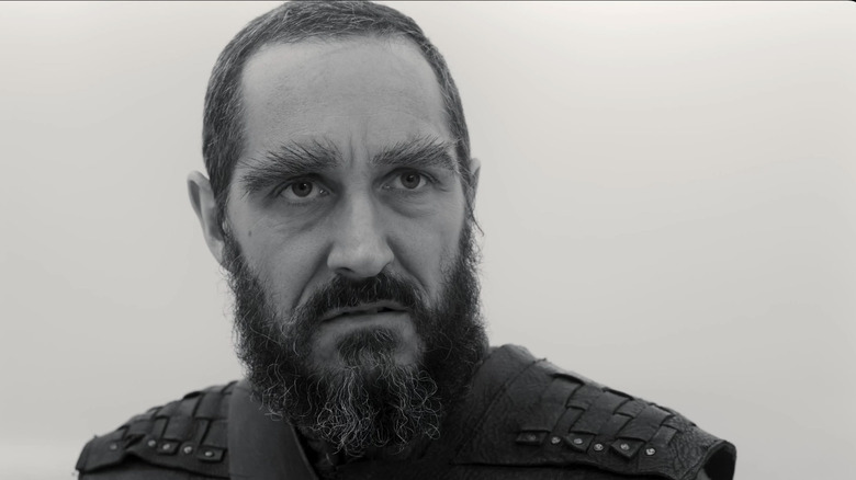 Bertie Carvel armor The Tragedy of Macbeth