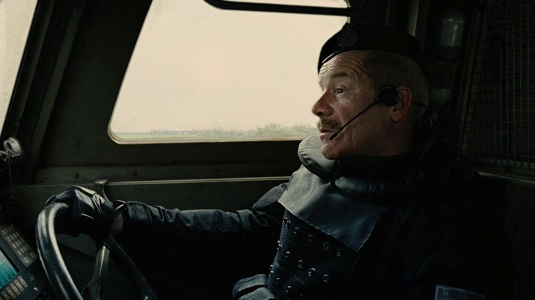 Peter Mullan in vehicle