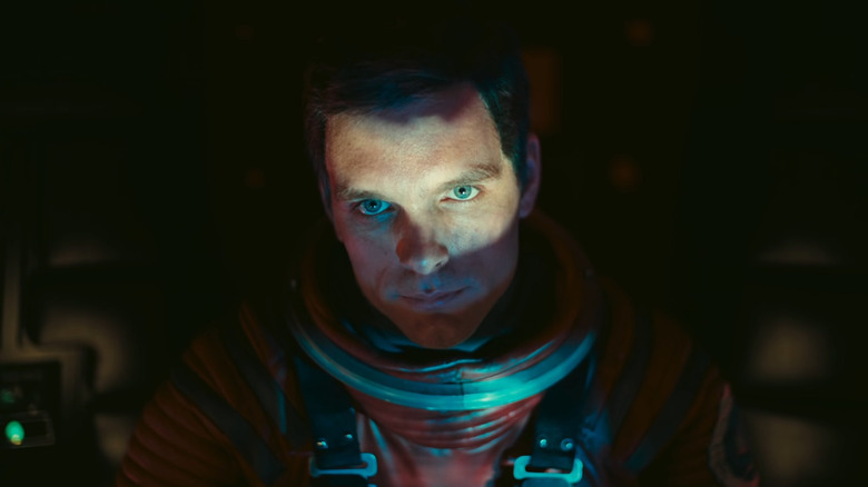 Keir Dullea looking serious in "2001: A Space Odyssey"