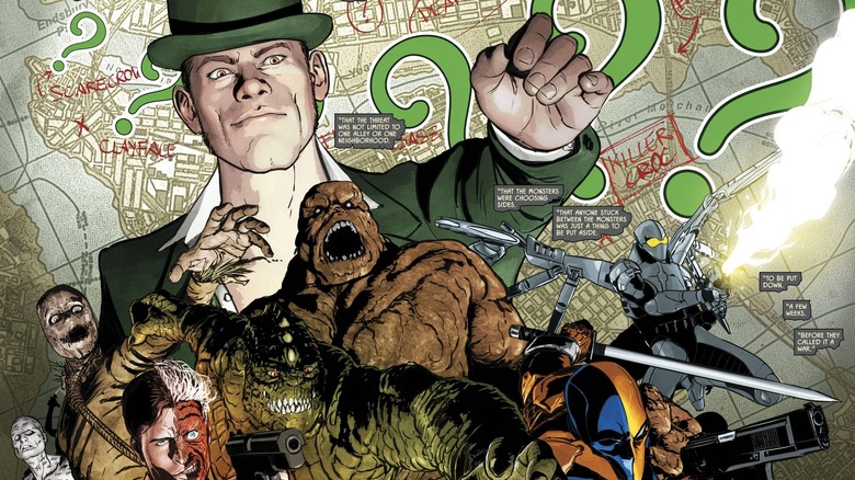 the Riddler and Batman's rogues