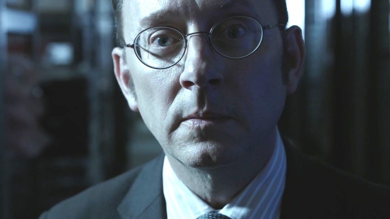 Michael Emerson in glasses on Person of Interest