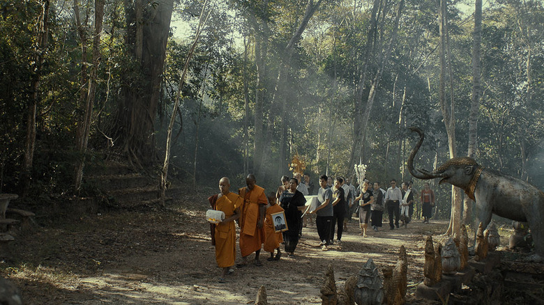 Funeral procession, "The Long Walk"