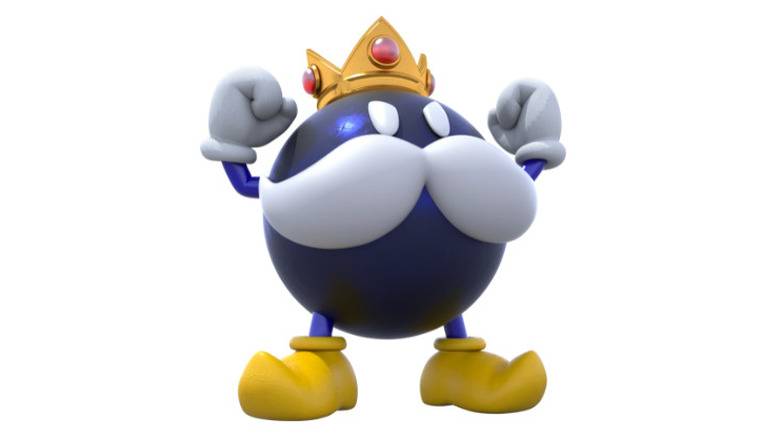 King Bomb-Omb raises arms