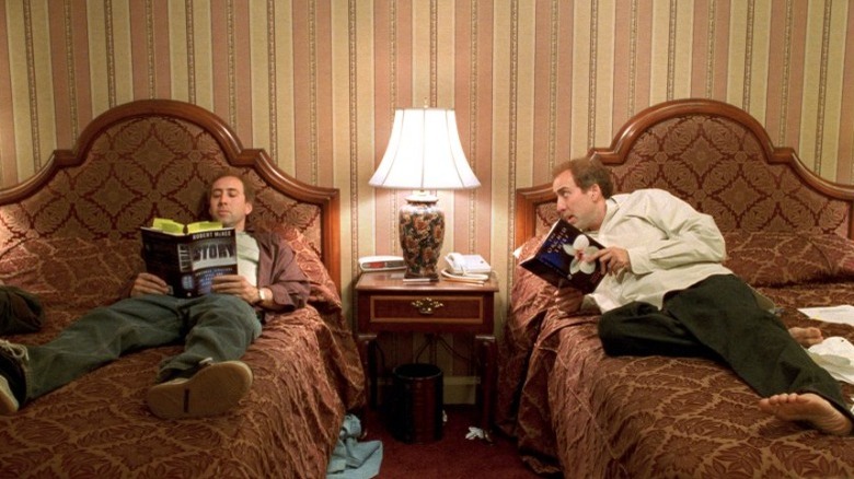 Charlie and Donald Kaufman in Bedroom in Adaptation
