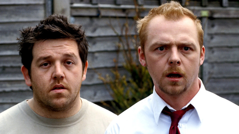 Nick Frost and Simon Pegg in Shaun of the Dead