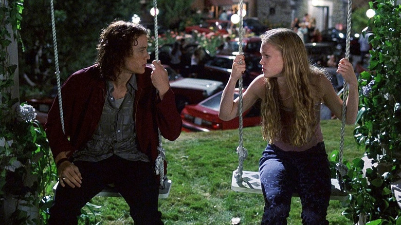 Heath Ledger and Julia Stiles in 10 Things I Hate About You