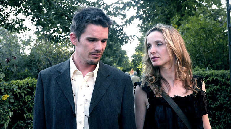 Ethan Hawke and Julie Delpy in Before Sunset